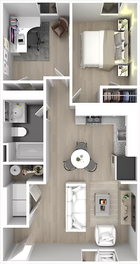 kitchen right floorplan